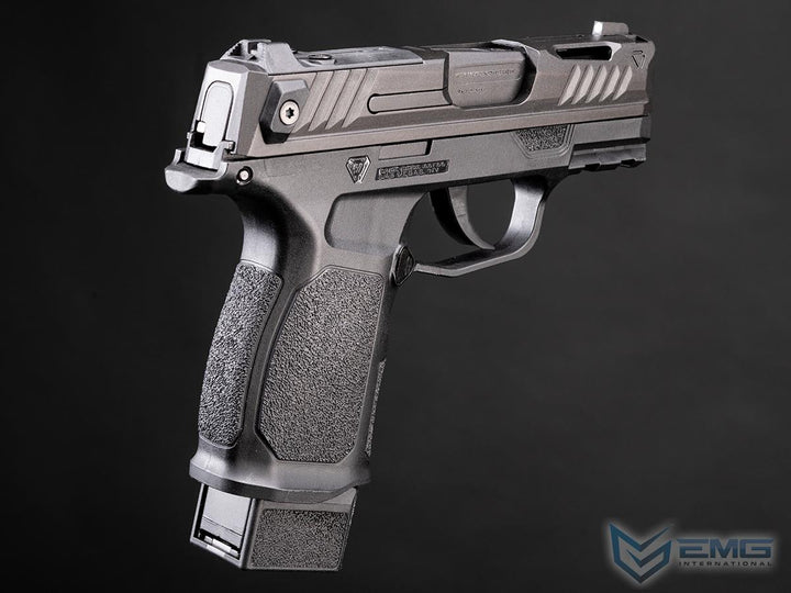 EMG Strike Industries SMP (P365) Green Gas Airsoft Pistol - Black (by VFC) - Bang Bang Airsoft