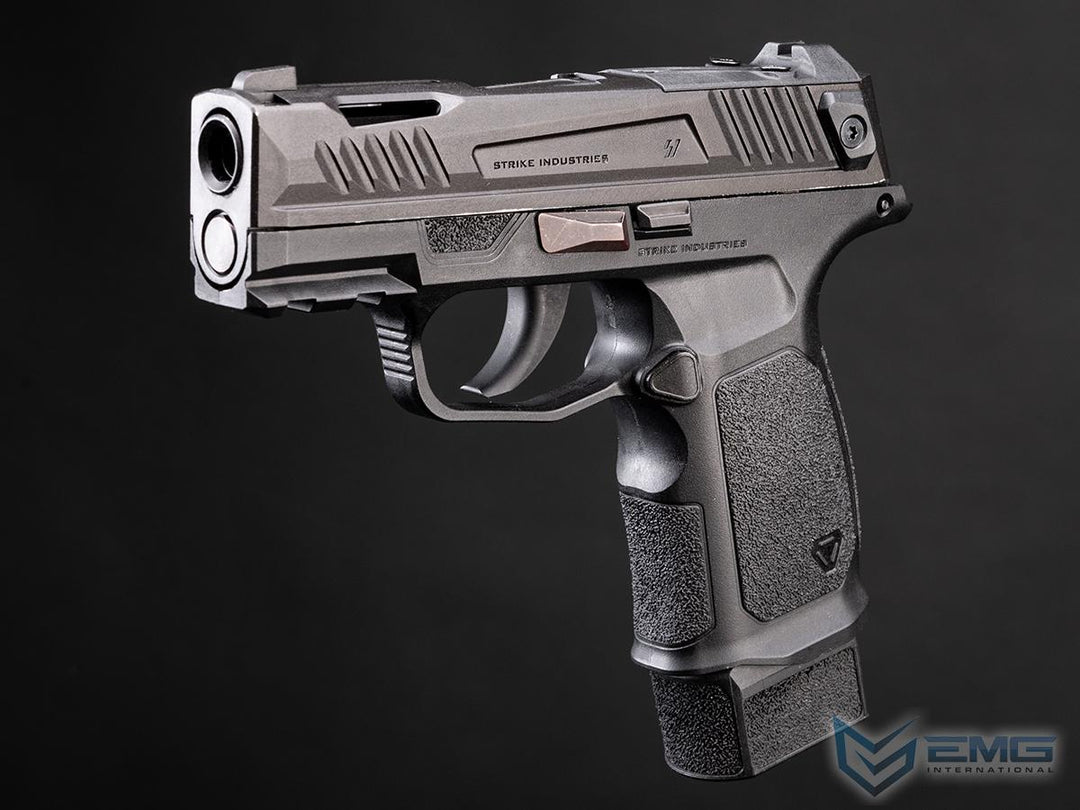 EMG Strike Industries SMP (P365) Green Gas Airsoft Pistol - Black (by VFC) - Bang Bang Airsoft