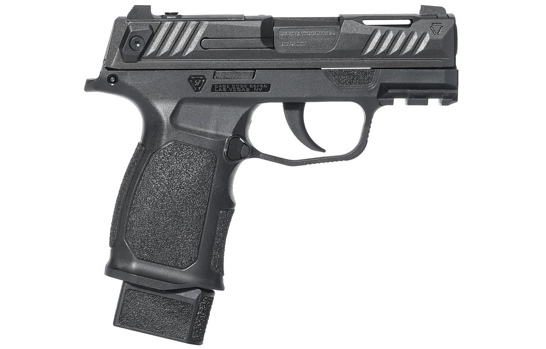 EMG Strike Industries SMP (P365) Green Gas Airsoft Pistol - Black (by VFC) - Bang Bang Airsoft