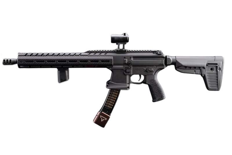 EMG TTI John Wick SIG Sauer MPX AEG (Faux Carbon Fiber Handguard) - Bang Bang Airsoft