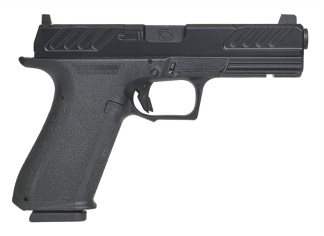 EMG x Shadow Systems DR920 Full Size Airsoft Gas Blowback Pistol - Black Barrel - Bang Bang Airsoft