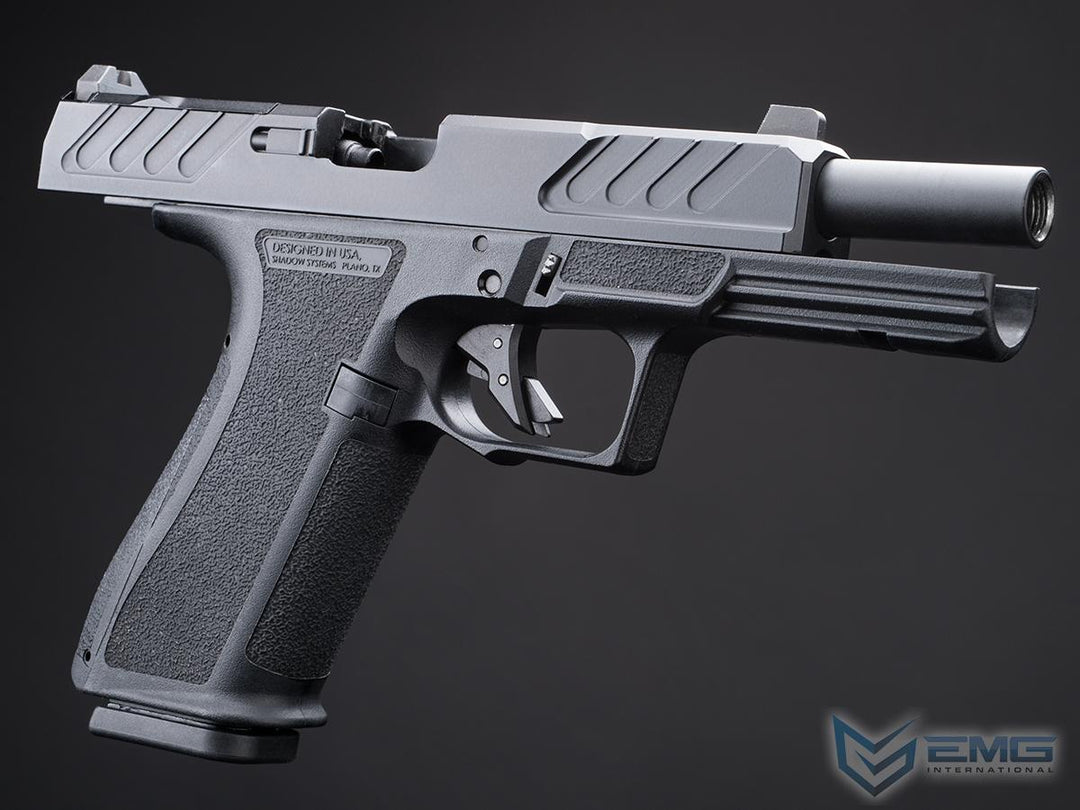 EMG x Shadow Systems DR920 Full Size Airsoft Gas Blowback Pistol - Black Barrel - Bang Bang Airsoft