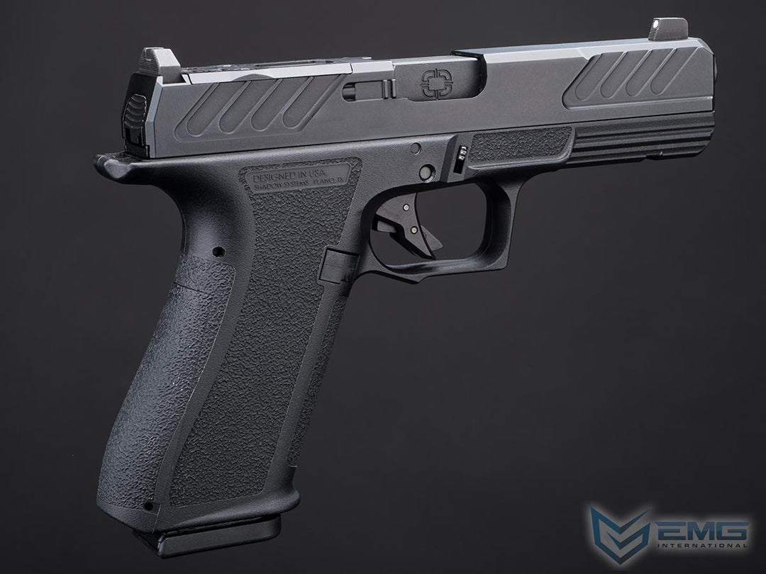 EMG x Shadow Systems DR920 Full Size Airsoft Gas Blowback Pistol - Black Barrel - Bang Bang Airsoft