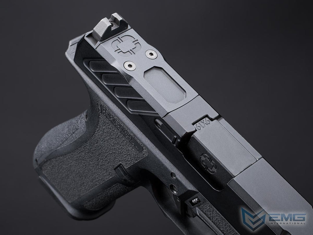 EMG x Shadow Systems DR920 Full Size Airsoft Gas Blowback Pistol - Black Barrel - Bang Bang Airsoft