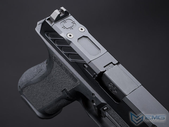 EMG x Shadow Systems DR920 Full Size Airsoft Gas Blowback Pistol - Black Barrel - Bang Bang Airsoft