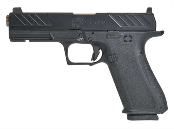 EMG x Shadow Systems DR920 Full Size Airsoft Gas Blowback Pistol - Bronze Barrel - Bang Bang Airsoft