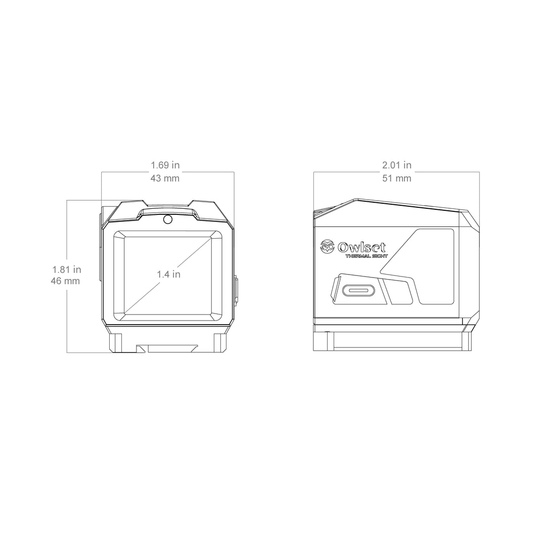 Owlset HEIM ES X-Nano XPD Mini Thermal Sight Wi-Fi