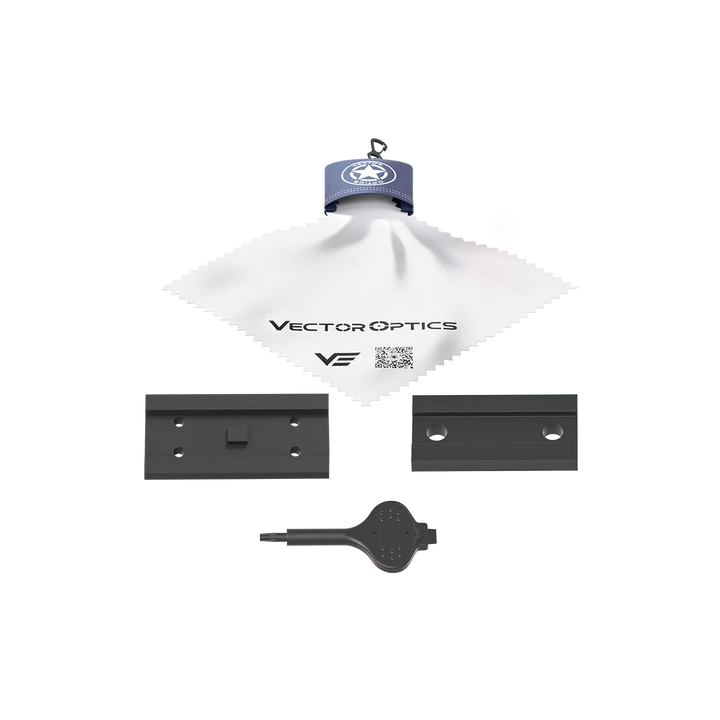 Vector Optics Scrapper 1x25 MRT Red Dot & Paragon 3x Magnifier Kit with Integrated One-Piece Picatinny Mount