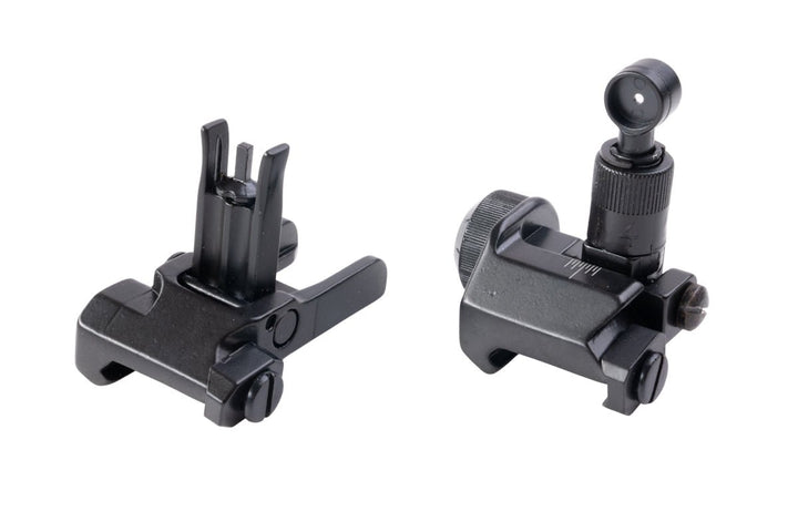 FCW KAC 600 Flip Up Front & Rear Sight - BK - Bang Bang Airsoft