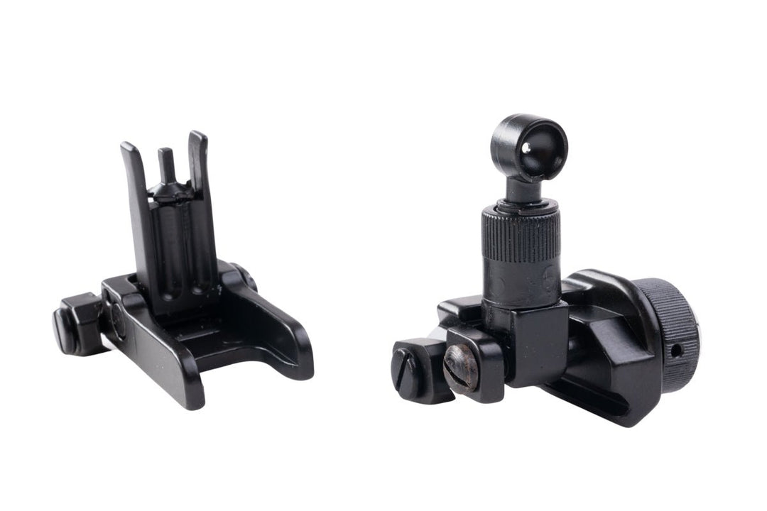 FCW KAC 600 Flip Up Front & Rear Sight - BK - Bang Bang Airsoft