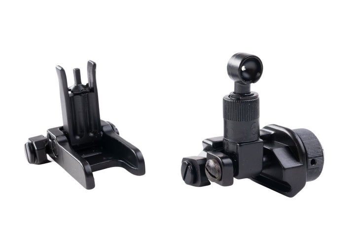FCW KAC 600 Flip Up Front & Rear Sight - BK - Bang Bang Airsoft