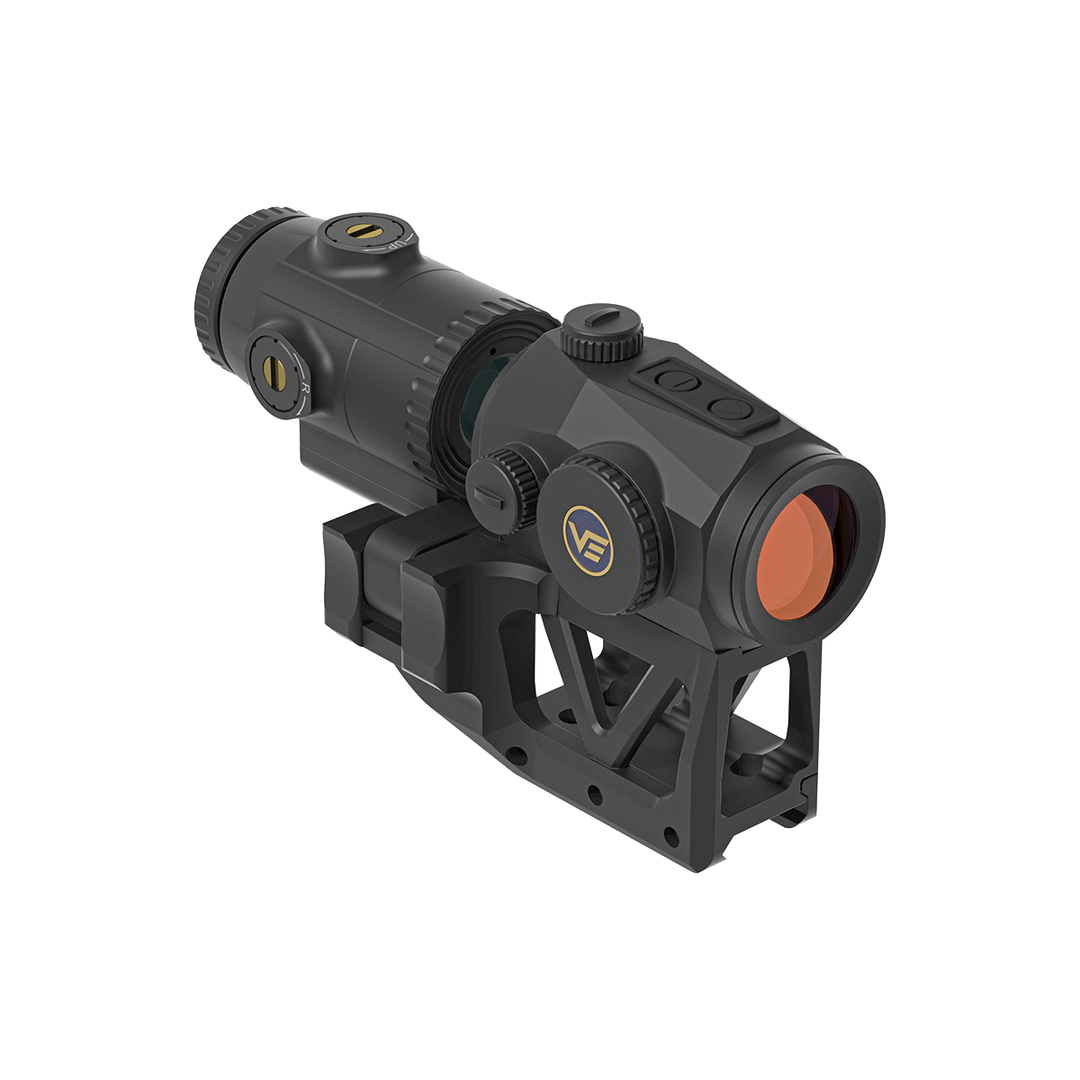 Vector Optics Scrapper 1x25 MRT Red Dot & Paragon 3x Magnifier Kit with Integrated One-Piece Picatinny Mount