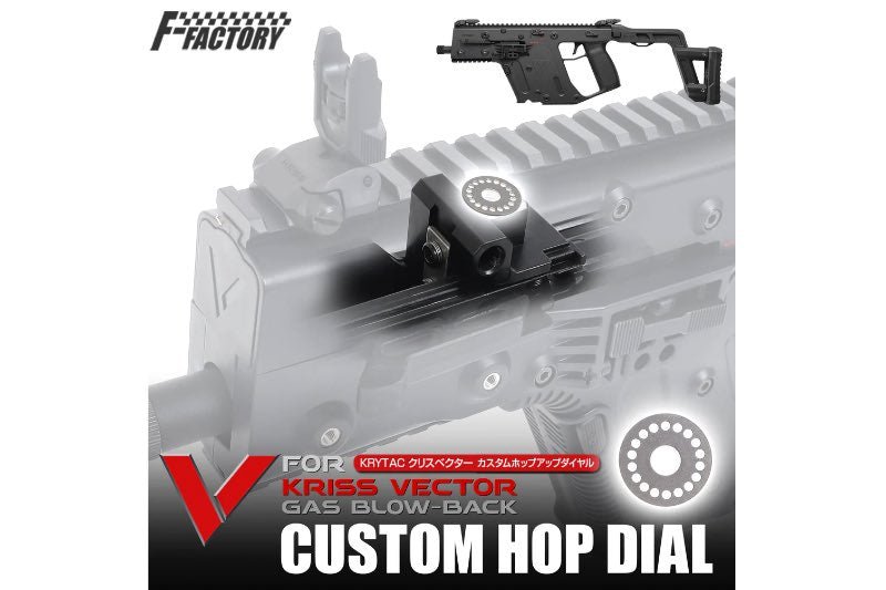 First Factory Krytac Kriss Vector GBB Custom Hop Dial - Bang Bang Airsoft