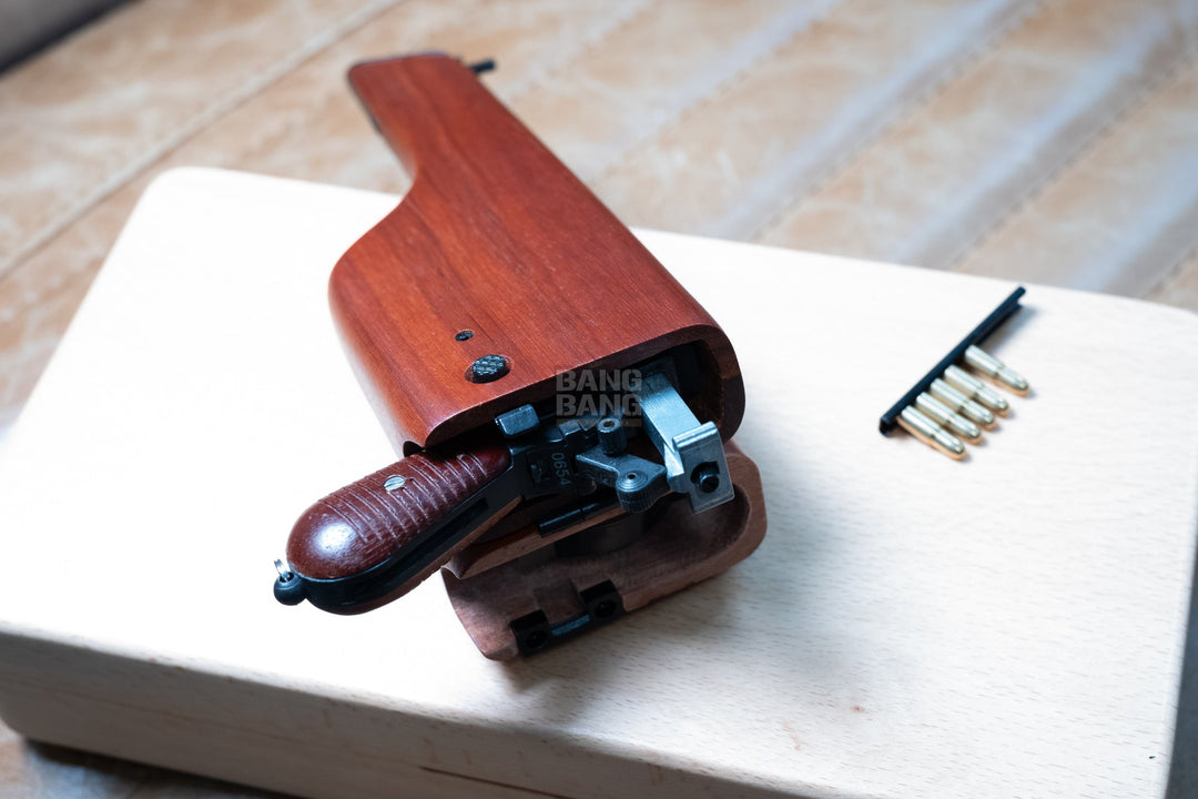 Five Seven 57 Mauser C96 Scale Model Gun with wooden Gift Box - Bang Bang Airsoft