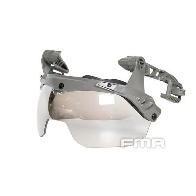FMA EX Dummy Visor for EX Helmet - Mounted Rail Systems - Bang Bang Airsoft