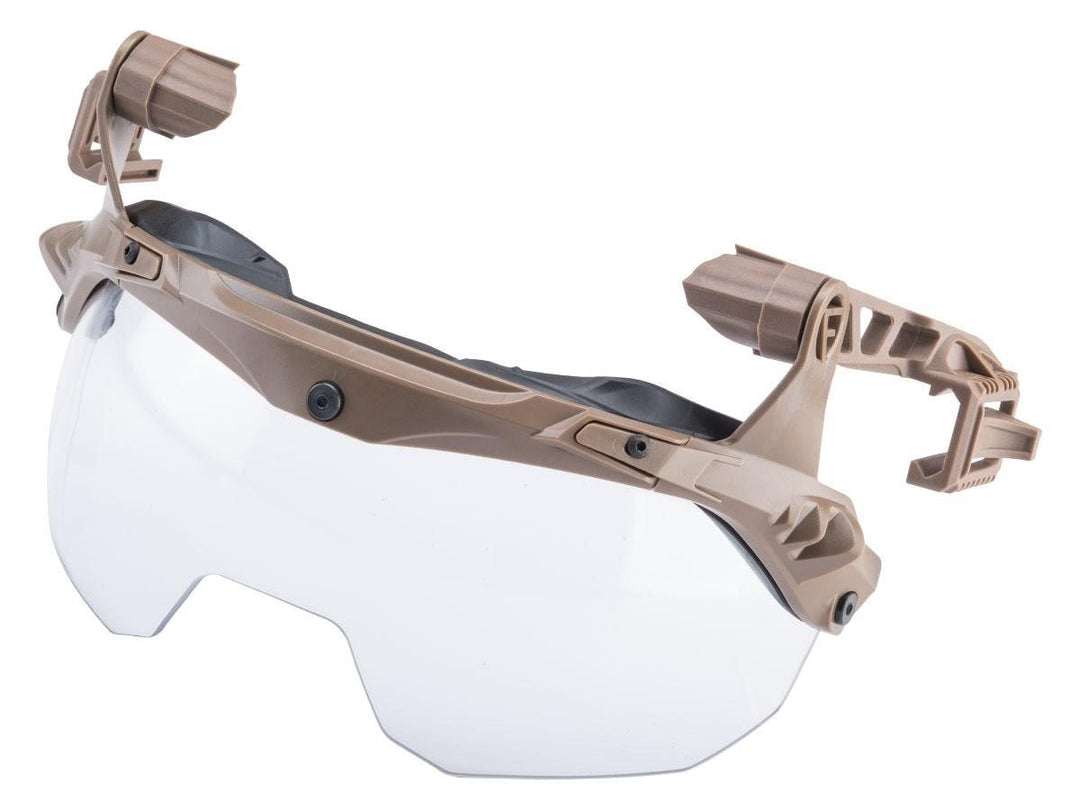 FMA EX Dummy Visor for EX Helmet - Mounted Rail Systems - Bang Bang Airsoft