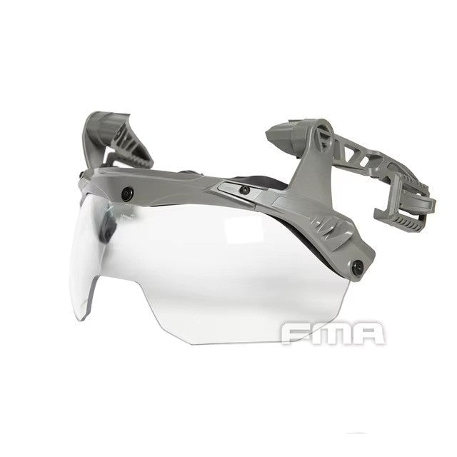 FMA EX Dummy Visor for EX Helmet - Mounted Rail Systems - Bang Bang Airsoft