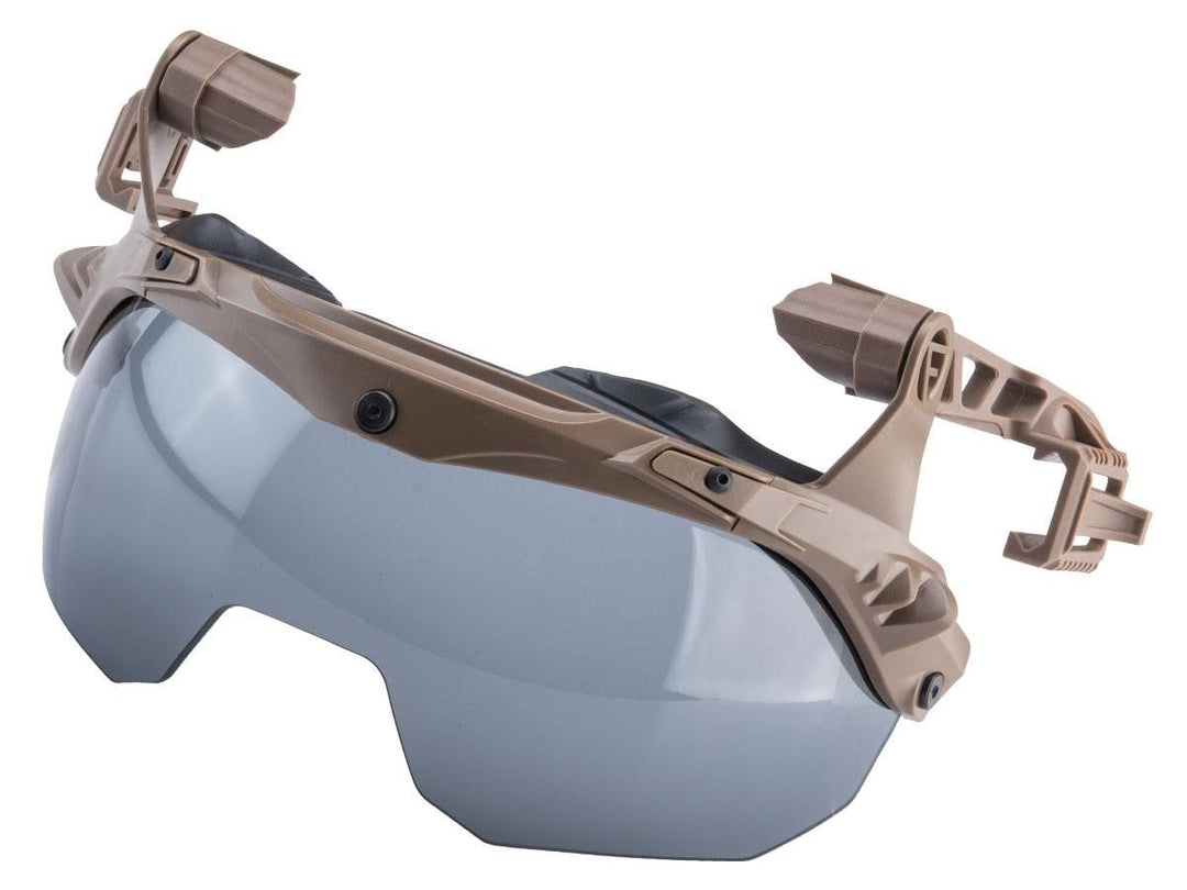 FMA EX Dummy Visor for EX Helmet - Mounted Rail Systems - Bang Bang Airsoft