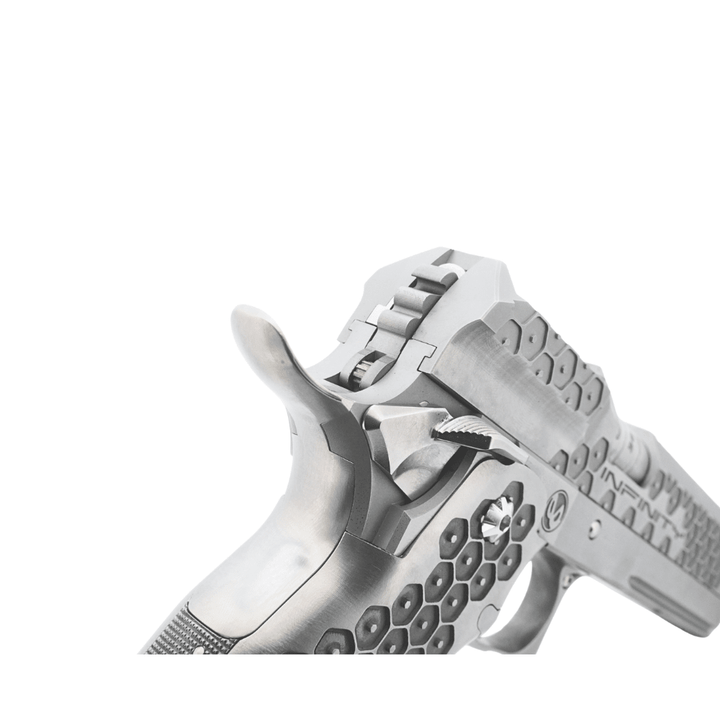 FPR Full Steel SV Honeycomb Style Optics Ready 2011 GBB - Silver - Bang Bang Airsoft