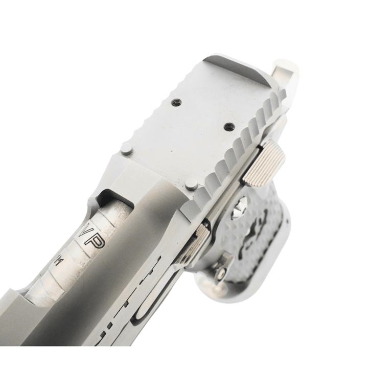 FPR Full Steel SV Long Dust Cover Style Optics Ready 2011 GBB - Silver - Bang Bang Airsoft