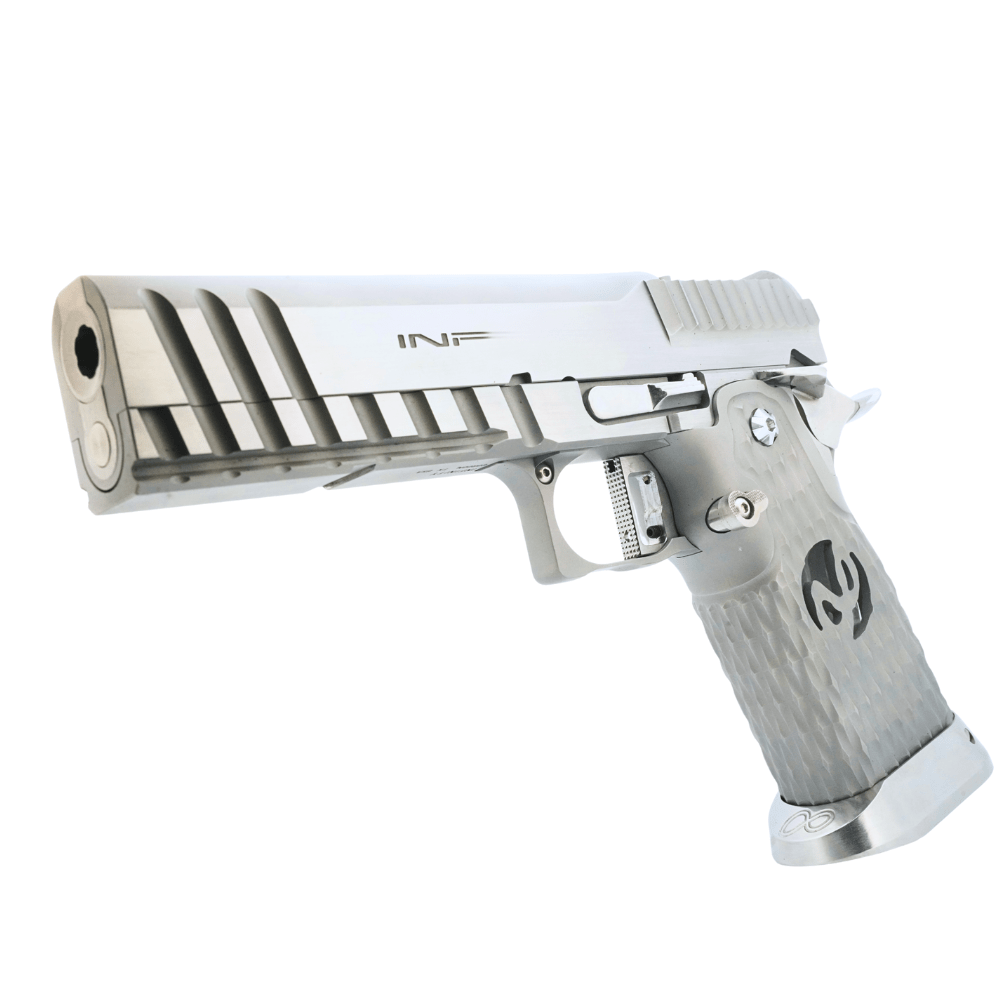 FPR Full Steel SV Long Dust Cover Style Optics Ready 2011 GBB - Silver - Bang Bang Airsoft