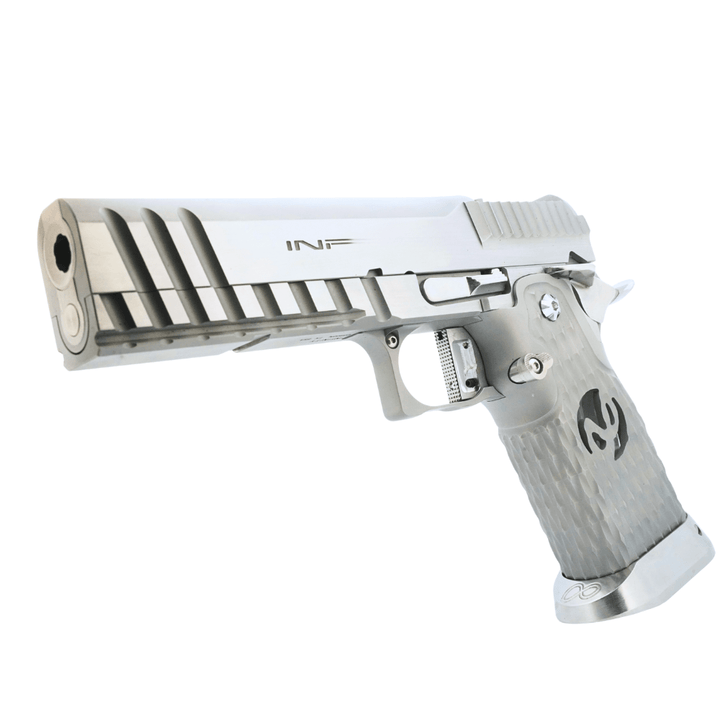 FPR Full Steel SV Long Dust Cover Style Optics Ready 2011 GBB - Silver - Bang Bang Airsoft