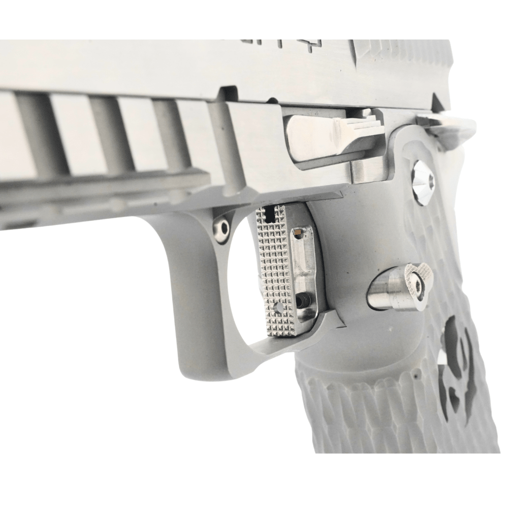 FPR Full Steel SV Long Dust Cover Style Optics Ready 2011 GBB - Silver - Bang Bang Airsoft