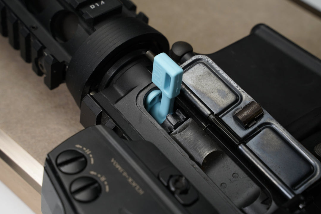 Fuji Airsoft Chamber Flag for Airsoft AR and GBB Pistol -Baby Blue - Bang Bang Airsoft