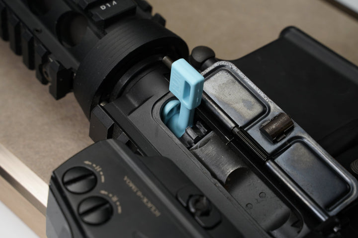Fuji Airsoft Chamber Flag for Airsoft AR and GBB Pistol -Baby Blue - Bang Bang Airsoft