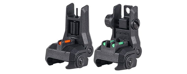 G&G Dual - Profile Fiber Optic Flip - up Sight - Bang Bang Airsoft