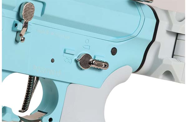 G&G FAR 9 Rapid Folding PCC Airsoft AEG Rifle - Macaron Blue - Bang Bang Airsoft