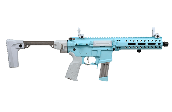 G&G FAR 9 Rapid Folding PCC Airsoft AEG Rifle - Macaron Blue - Bang Bang Airsoft