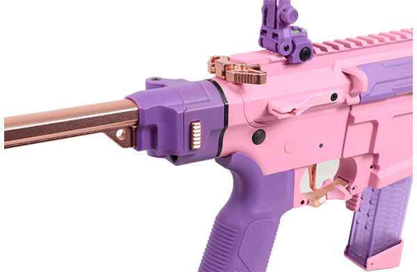G&G FAR 9 Rapid Folding PCC Airsoft AEG Rifle - Pink - Bang Bang Airsoft