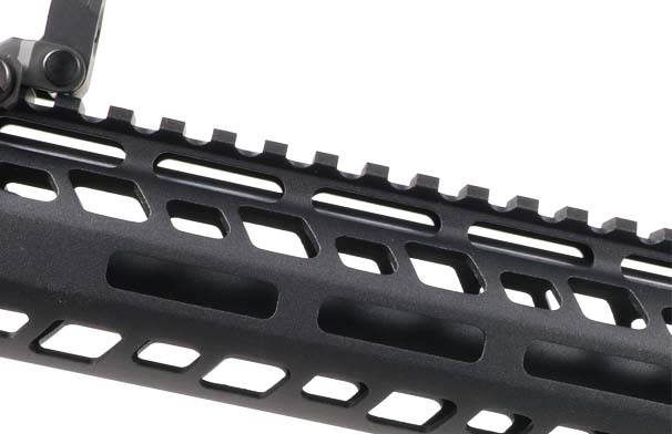 G&G MGCR 556 GBBR Airsoft Rifle w/ M - Lok Handguard (12 inch) - Black - Bang Bang Airsoft