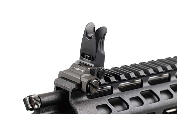 G&G MGCR 556 GBBR Airsoft Rifle w/ M - Lok Handguard (12 inch) - Black - Bang Bang Airsoft