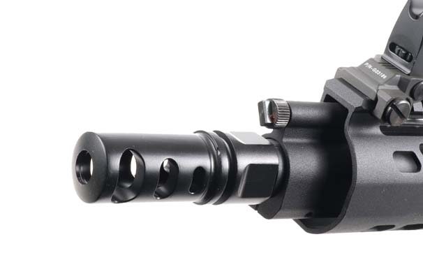 G&G MGCR 556 GBBR Airsoft Rifle w/ M - Lok Handguard (12 inch) - Black - Bang Bang Airsoft