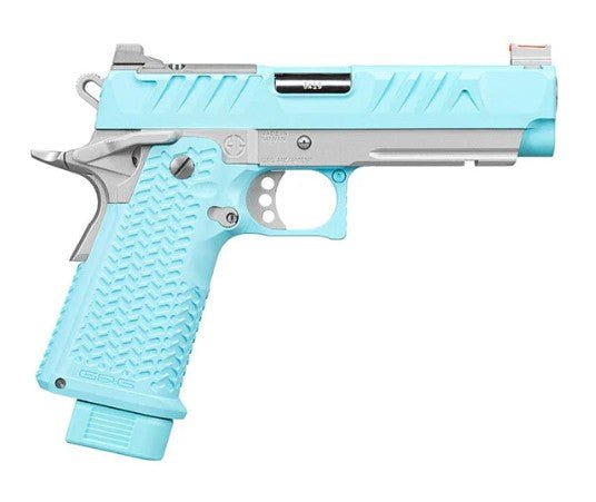 G&G STP45 Macaron Blue GBB Airsoft Pistol (Polymer Slide Version) - Bang Bang Airsoft