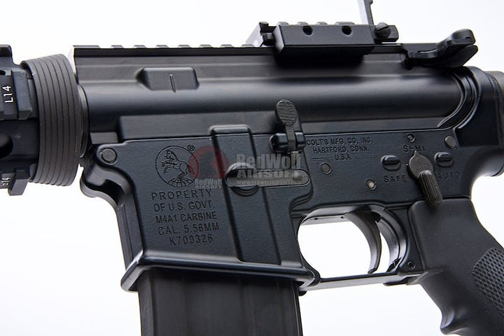 GHK M4 GBBR Airsoft V3 (12.5 inch COLT Licensed) - Black - Bang Bang Airsoft