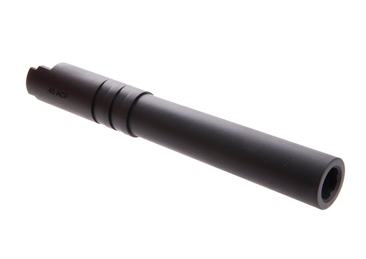 Guarder 2 Way Steel Outer Barrel for Tokyo Marui / KJ Works Hi - Capa 5.1 GBB Pistol - Black - Bang Bang Airsoft