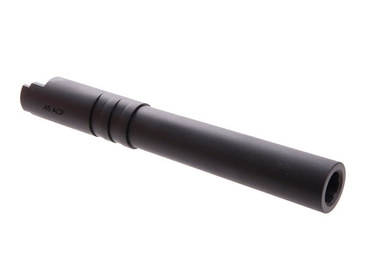 Guarder 2 Way Steel Outer Barrel for Tokyo Marui / KJ Works Hi - Capa 5.1 GBB Pistol - Black - Bang Bang Airsoft