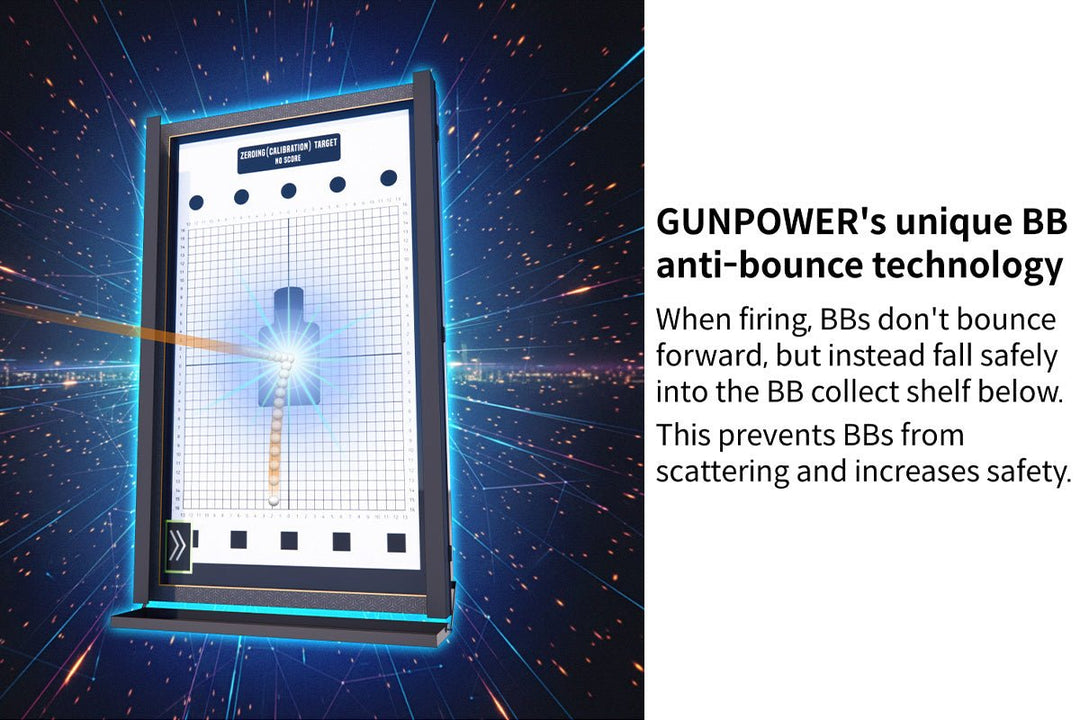 GUNPOWER Advanced SMT Complete Professional Target System (Size: 27 inch / Vertical) - Bang Bang Airsoft