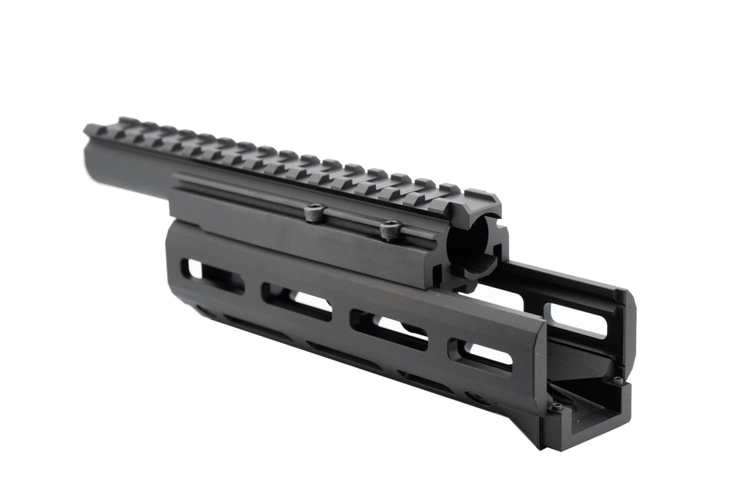Hephaestus AK M - LOK 6.5 Handguard Set with Railed GasTube TypeIII Hardcoat Anodized for GHK LCT AK Series Bang Bang Airsoft