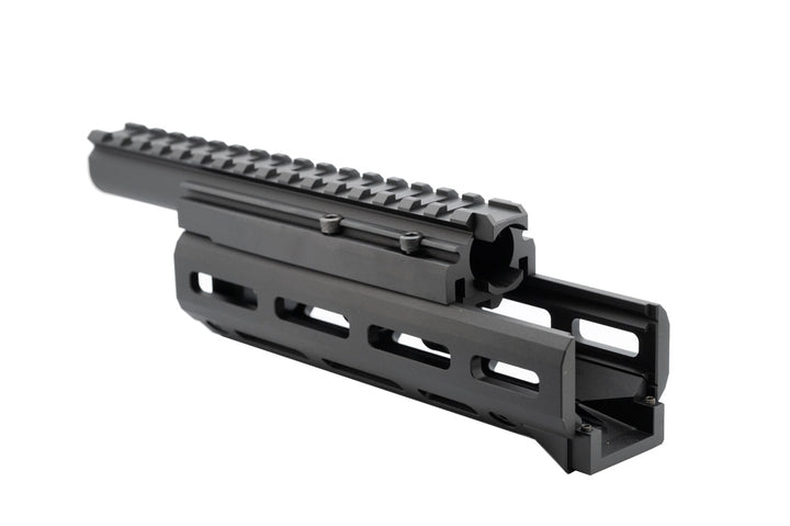 Hephaestus AK M - LOK 6.5 Handguard Set with Railed GasTube TypeIII Hardcoat Anodized for GHK LCT AK Series Bang Bang Airsoft