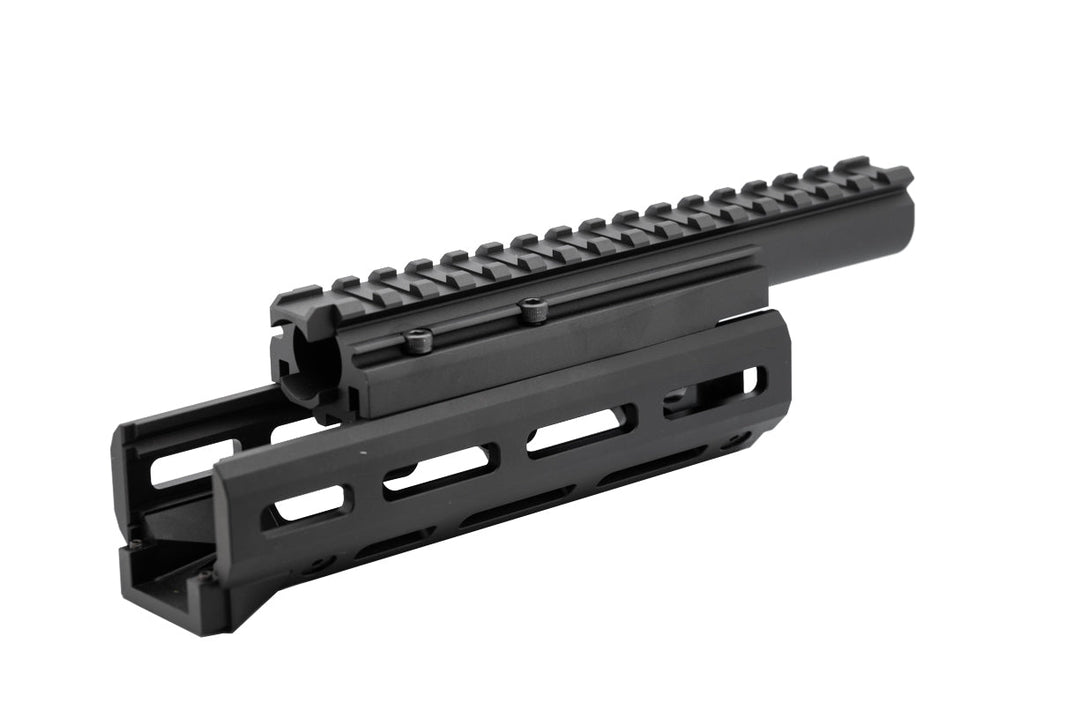 Hephaestus AK M - LOK 6.5 Handguard Set with Railed GasTube TypeIII Hardcoat Anodized for GHK LCT AK Series Bang Bang Airsoft