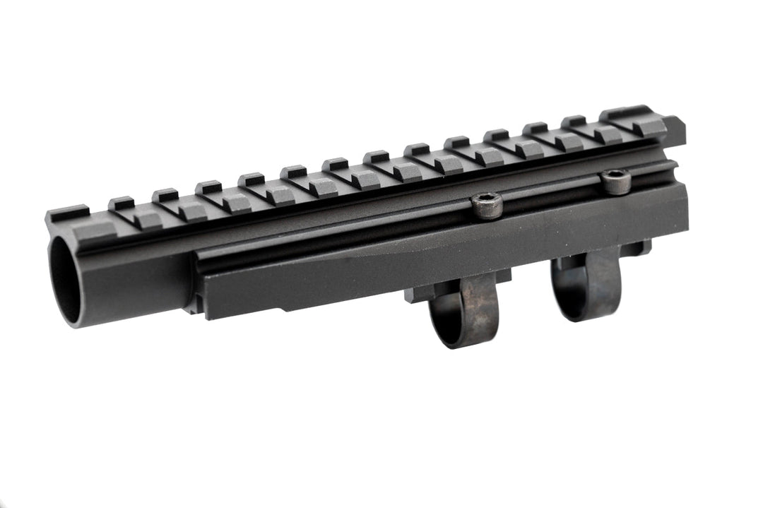 Hephaestus AMD - 65 / AK 11.5" SBR Railed Gas Tube (Type III Hard - coat Anodized) for AEG/GBB - Bang Bang Airsoft