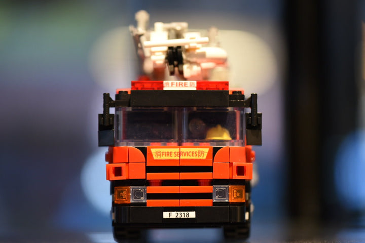 HK Bricked Hong Kong Fire Service Vehicle Brick Model Set - Bang Bang Airsoft