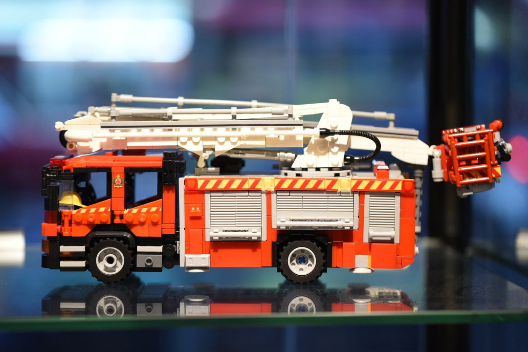 HK Bricked Hong Kong Fire Service Vehicle Brick Model Set - Bang Bang Airsoft