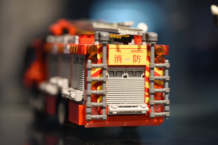 HK Bricked Hong Kong Fire Service Vehicle Brick Model Set - Bang Bang Airsoft
