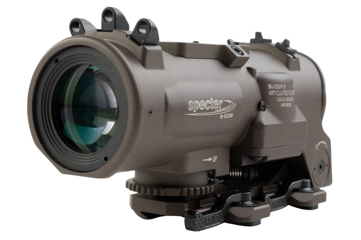 Holy Warrior Elcan DR 1 - 4x Optical Sight - Dark Brown (with Killflash) - Bang Bang Airsoft