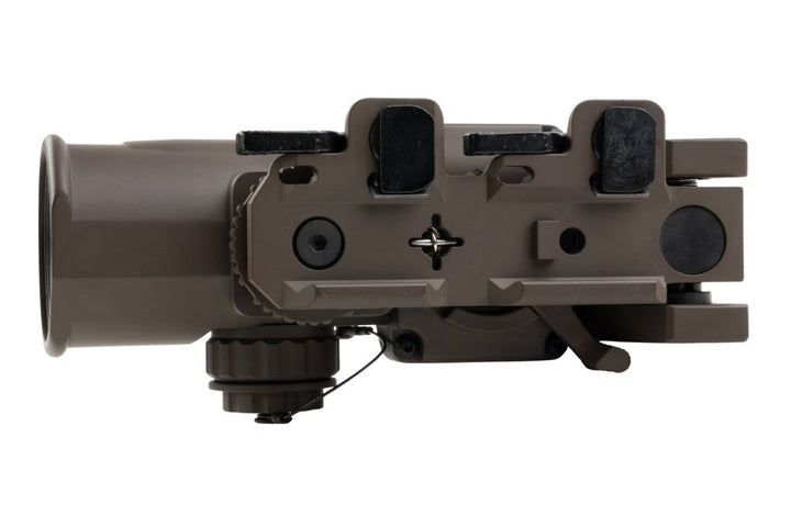 Holy Warrior Elcan DR 1 - 4x Optical Sight - Dark Brown (with Killflash) - Bang Bang Airsoft